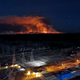 Fires coming closer to the Chernobyl Power Plant on Friday, April 10, 2020.